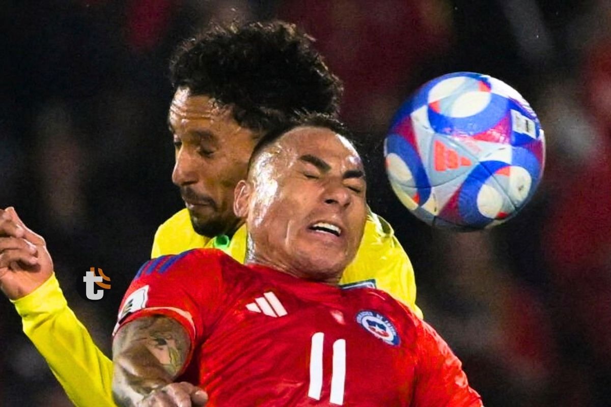 Chile en duro partido con Brasil por fecha 9 de las Eliminatorias (Foto: AFP)