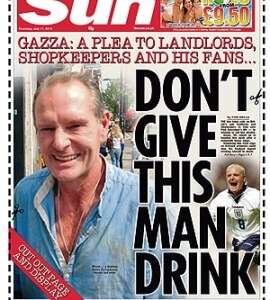 Paul Gascoigne en The Sun