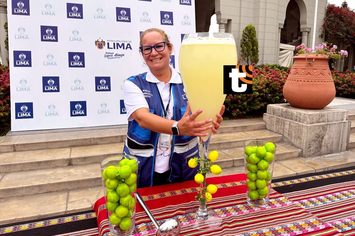 Celebraciones por el Día del Pisco Sour en el Circuito Mágico del Agua. (Isabel Medina / Trome / Municipalidad de Lima).