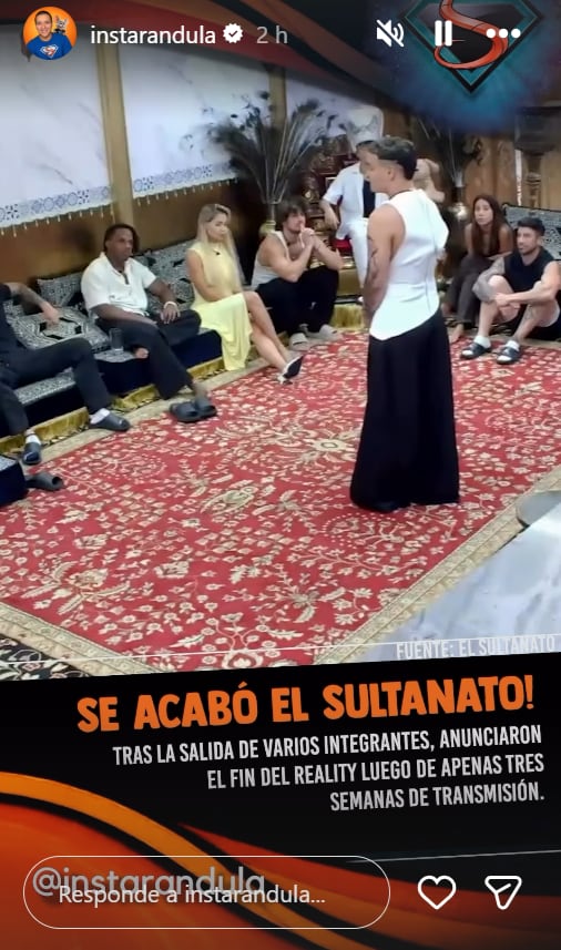 Samahara Lobatón se queda sin realty tras anunciarse el fin de 'El Sultanato'.