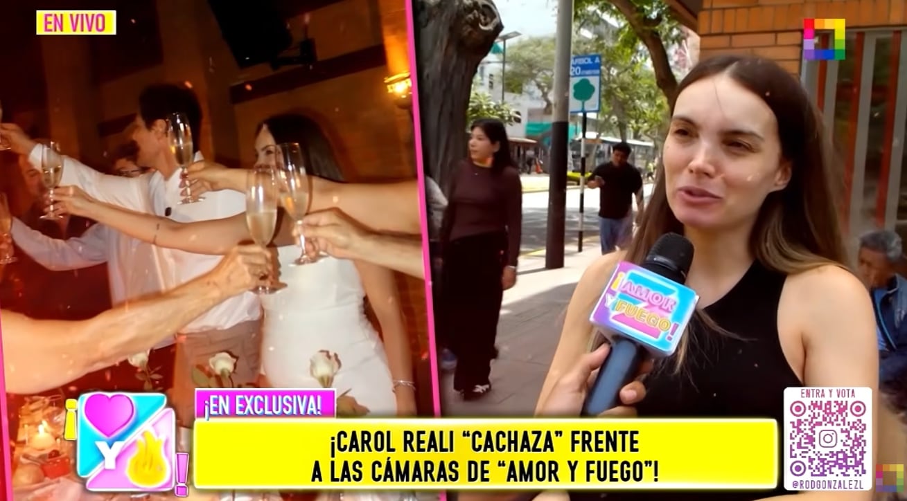 Carol Reali revela el detalle más especial de su bebé tras casarse con André Bankoff.