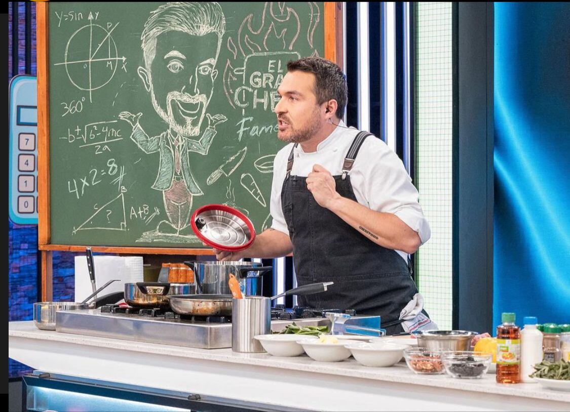 Giacomo es implacable como juez en 'El gran chef: Famosos'.