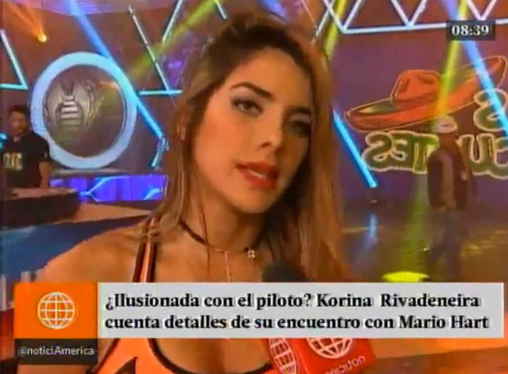 Korina y Mario Hart respondieron al ampay en 2016.