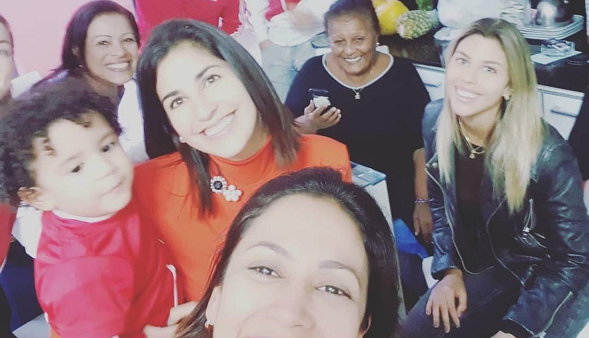 Alondra García Miró celebró la victoria de Perú en Copa América junto a la familia de Paolo Guerrero. (Foto: @lorelore)