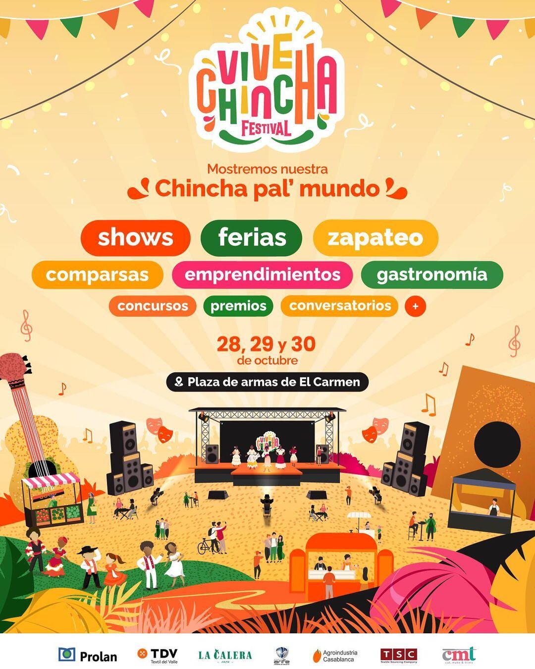 Presentan el primer festival “Vive Chincha 2022″ con invitados nacionales e internacionales. (Foto: Instagram)