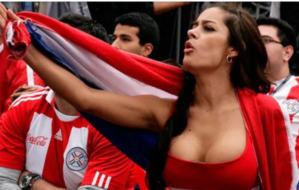 Larissa es conocida como la 'Novia del Mundial'