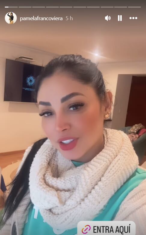 Pamela Franco en Instagram.