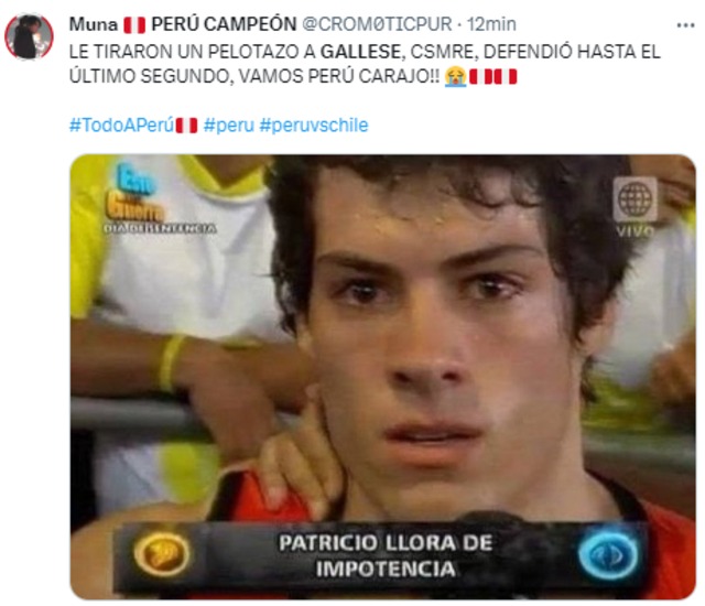 Memes de Gallese en el Perú vs. Chile