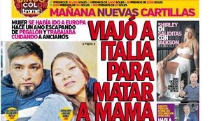 VIAJÓ A ITALIA PARA MATAR A MAMÁ DE SUS HIJOS