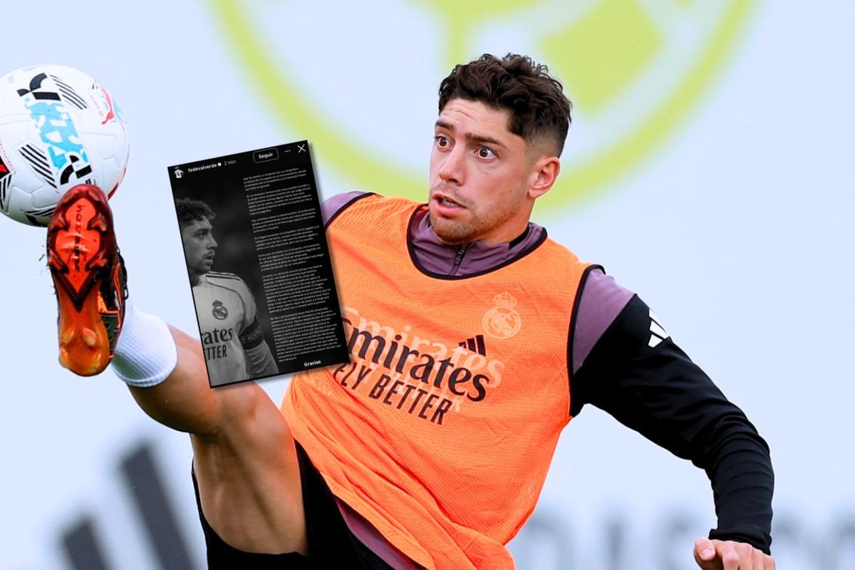 Federico Valverde da su versión de los hechos (Foto: Getty Images)