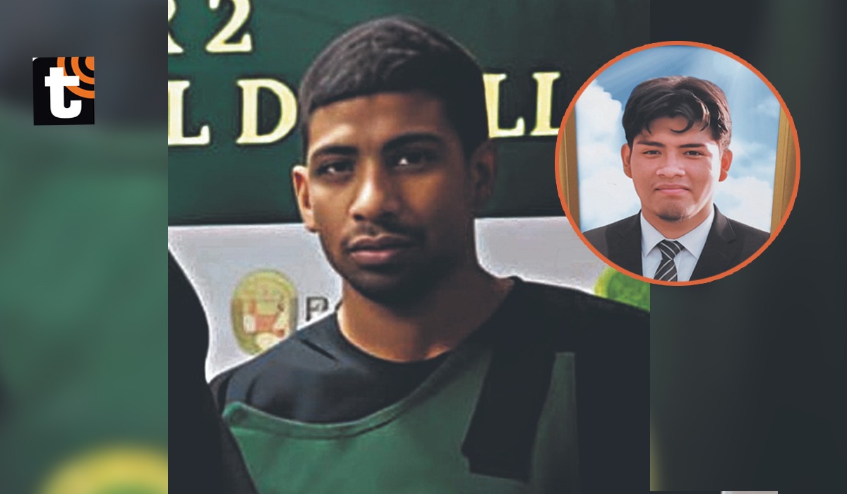 David Pacheco Linares (21), ‘Ozuna’, acusado de asesinar a Diego Flores Bulnes (18) , cayó con un revólver.