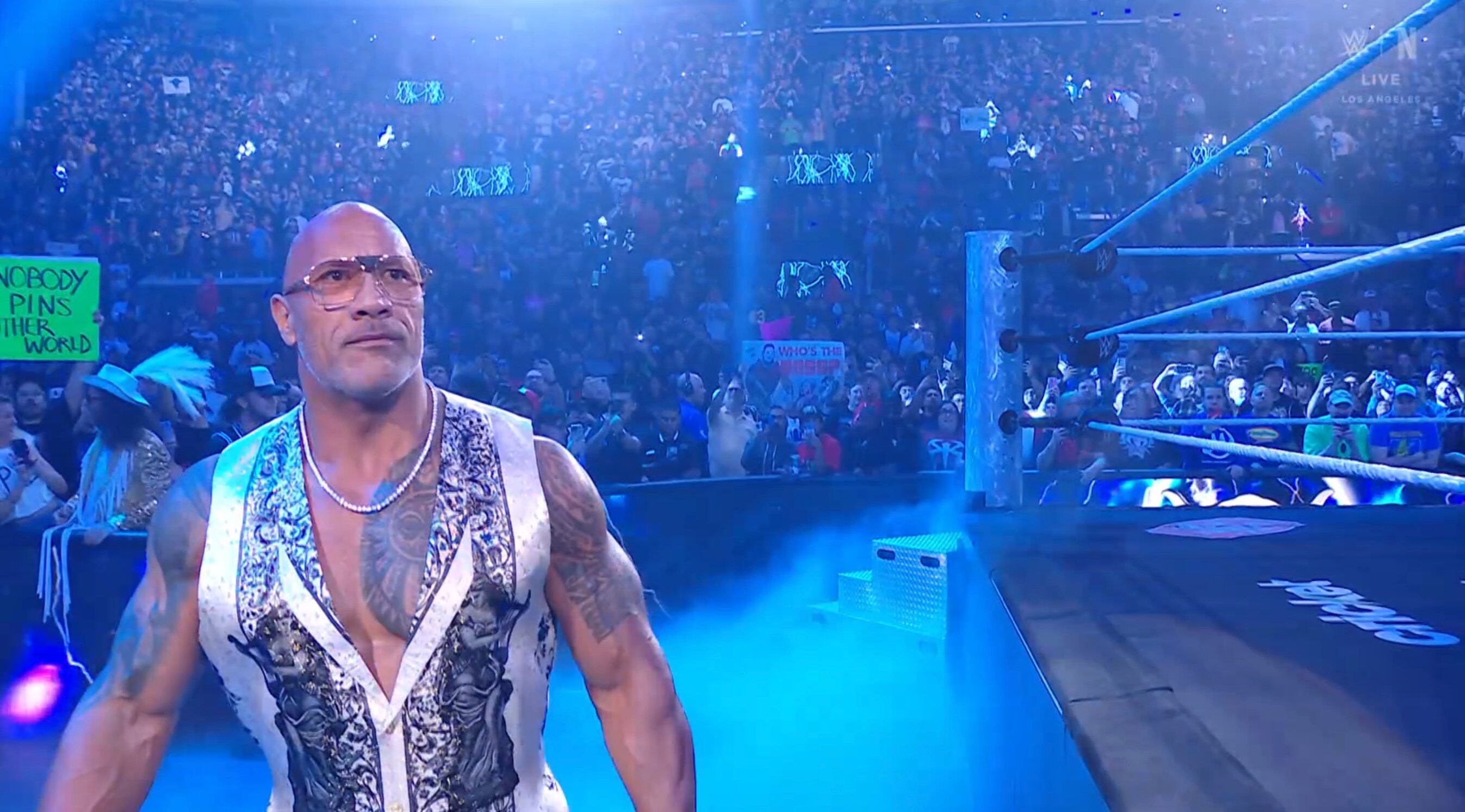 The Rock hizo su primera aparición en WWE en Netflix.