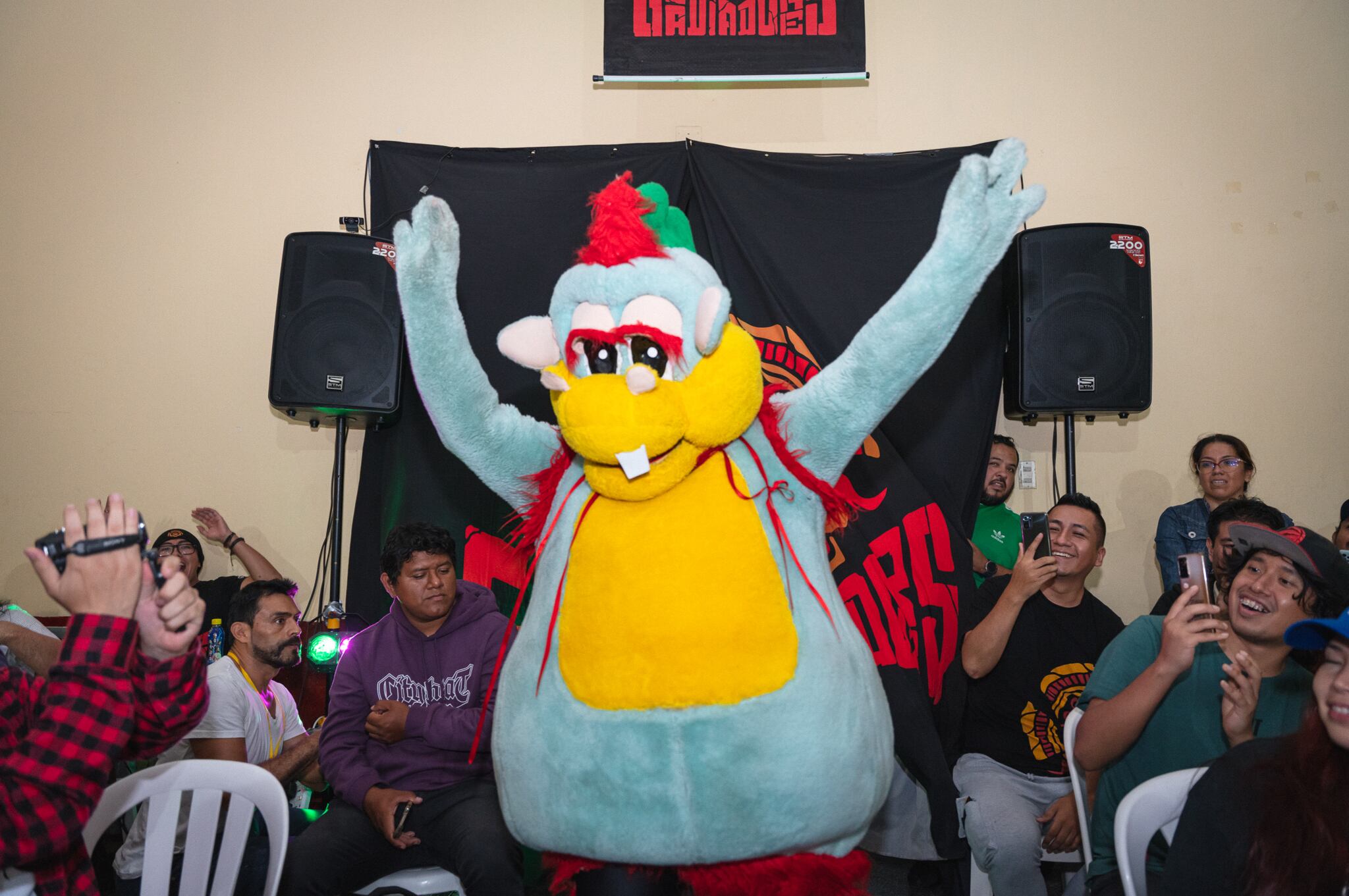 Timoteo vs. Bowser se enfrenatron en un ring de Gladiadores Perú. Foto: Jonathan Tovar.