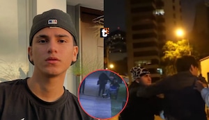 Salen a la luz imágenes del preciso momento en que Cristorata habría iniciado la agresión contra un joven en Miraflores
