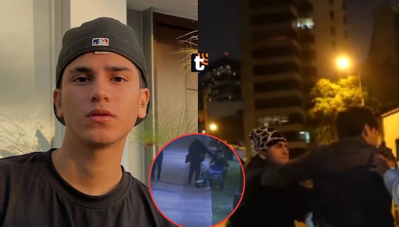 Salen a la luz imágenes del preciso momento en que Cristorata habría iniciado la agresión contra un joven en Miraflores