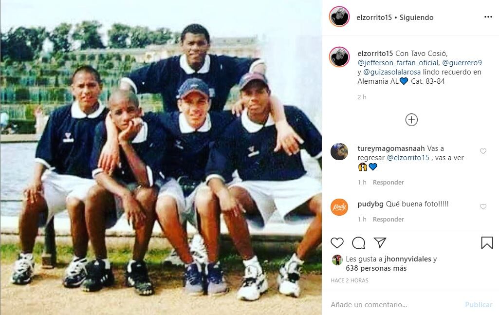 Jefferson Farfán y Paolo Guerrero compartieron una niñez con muchos sueños (Instagram)