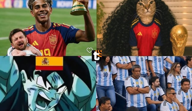 A reír con los mejores memes del España - Argentina (Redes sociales)