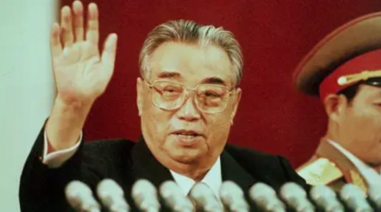 Kim Il-sung, fundador de Corea del Norte. Falleció en 1994.