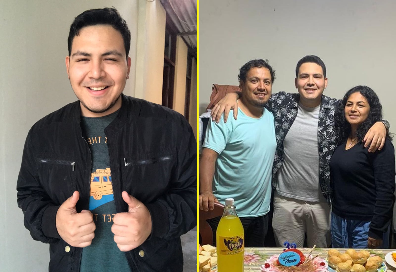 Joven asegura que junto a su padre son los reyes de las fiestas. Foto: Piero Díaz.