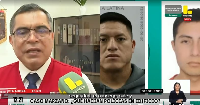 El General Máximo Ramírez, Director de la Defensoría de la PNP, dio la explicación de los policías que se apersonaron hasta las afueras de la vivienda de la novia de Adrián Villar el día del accidente.