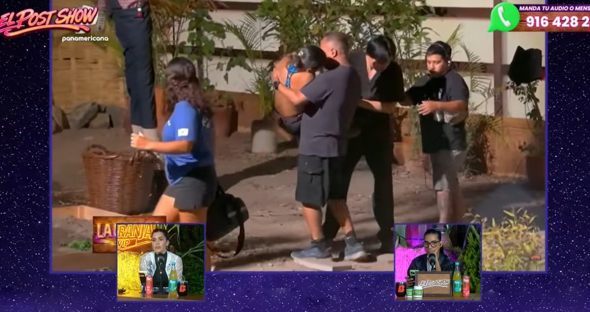 Shirley Arica fue trasladad de emergencia.