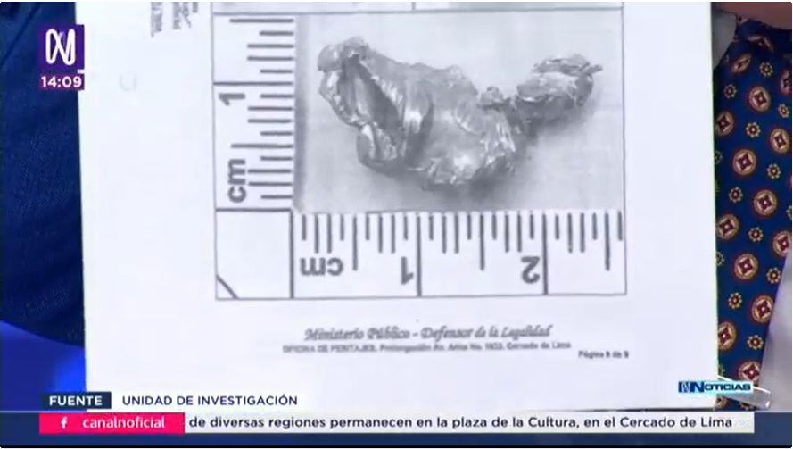 Pericia concluye que proyectil habría ingresado tras un rebote. Foto: Canal N