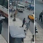 Delincuentes en mototaxi roban celulares frente a hospital en La Victoria