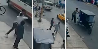 Delincuentes en mototaxi roban celulares frente a hospital en La Victoria
