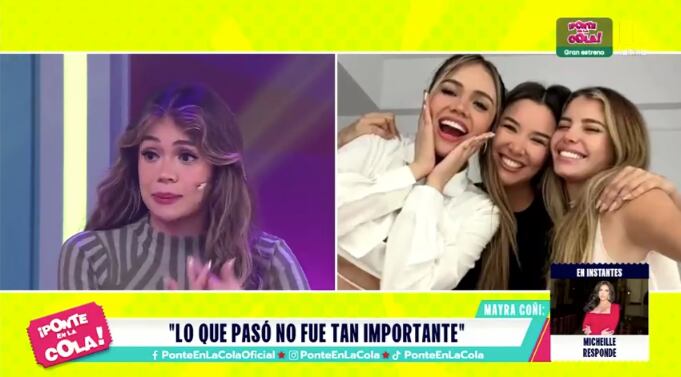 Mayra Goñi dice que beso con Pablo Heredia no fue importante.