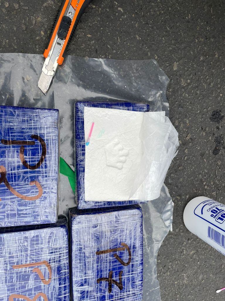 Paquetes de droga tenían el sello de una corona (PNP)
