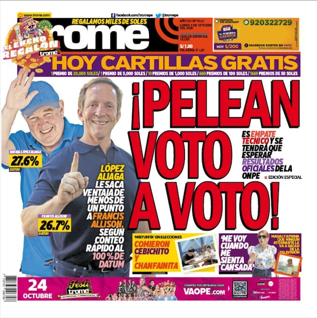 Portada Trome