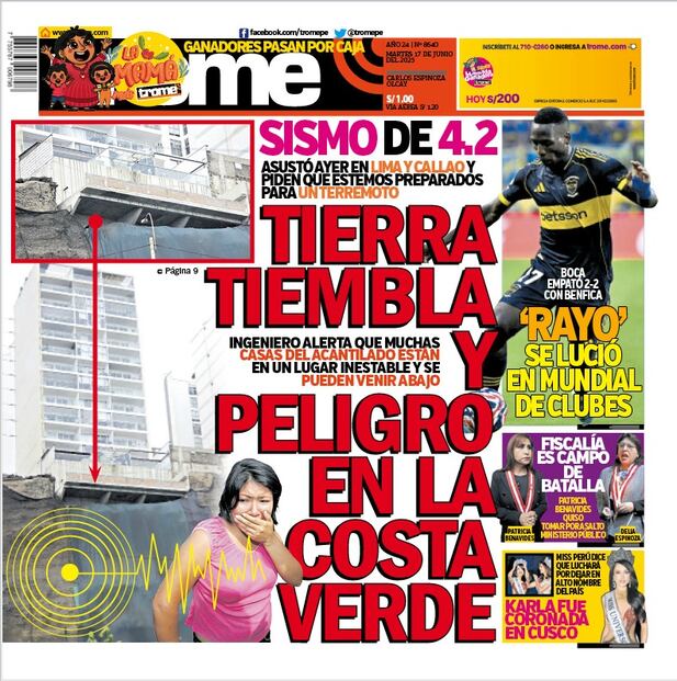Portada Trome