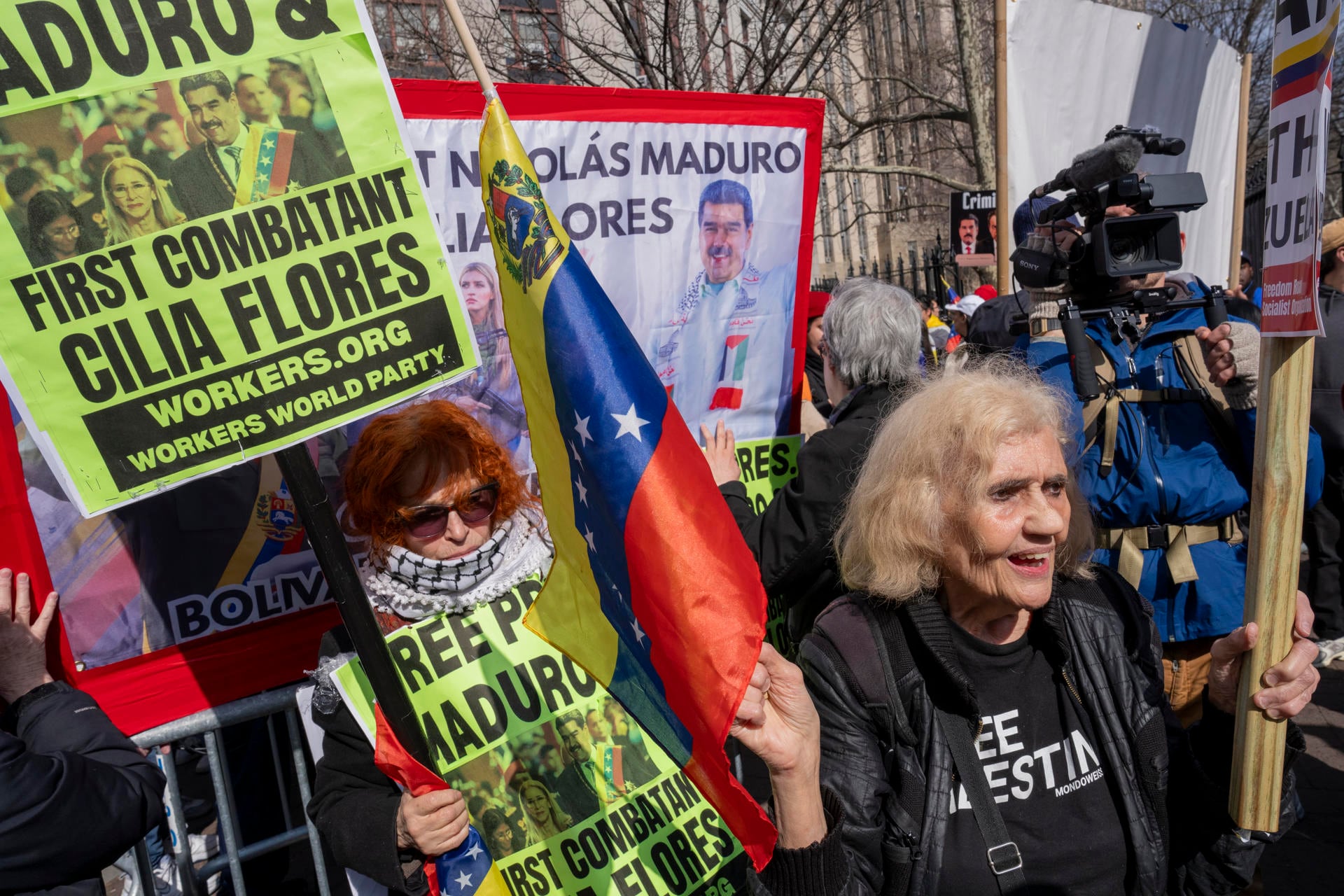Nicolás Maduro y Cilia Flores siguen afrontando un juicio en Nueva York. (Foto: EFE)