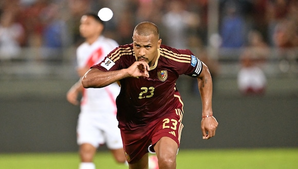 Salomón Rondón marcó el 1-0 de Venezuela sobre Perú. (Video: Movistar Deportes)