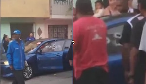 ¡Lo acribillan dentro de su auto! Matan a presunto prestamista en el Callao y dejan herida a su pareja