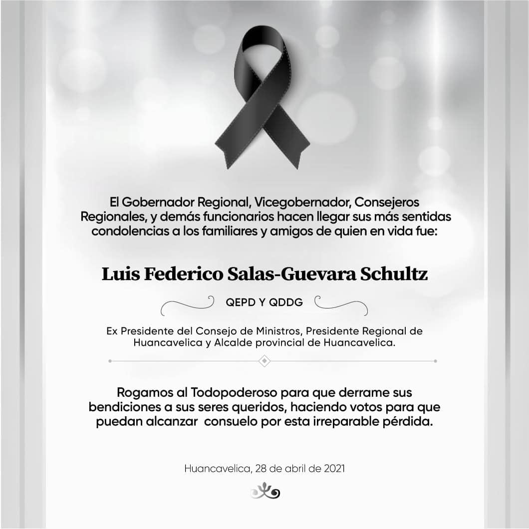 Comunicado del Gobierno Regional de Huancavelica. (Foto: Facebook)