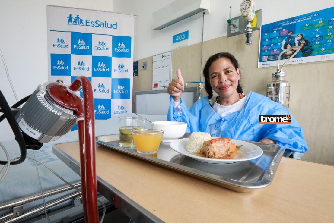 En el INCOR de EsSalud le colocaron a Leslie un 'corazón artificial' que reemplaza la función de este órgano vital. Sus órganos funcionan bien, ya puede respirar, caminar, comer por sí misma. (Entrevista: Isabel Medina / Foto: EsSalud / Trome).