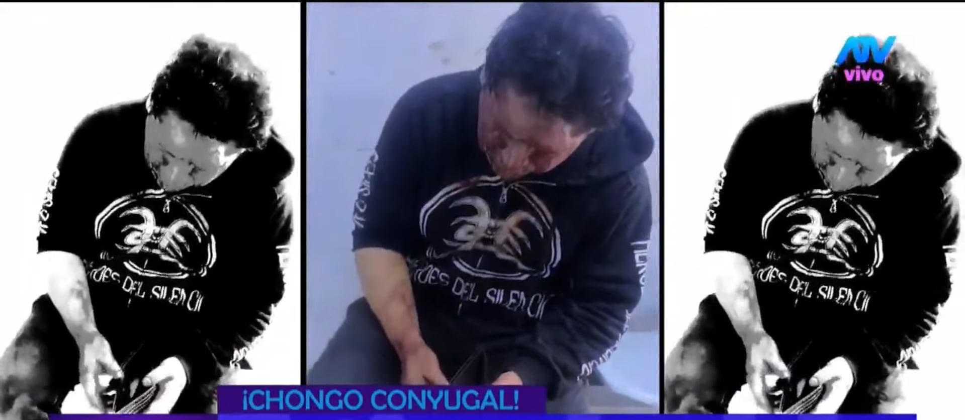 Expareja de Flor de Huaraz protagonizó una pelea con su vecino. (Fuente: ATV)