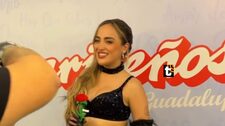Mafer Portugal estuvo invitada en el aniversario de Los Caribeños de Guadalupe, agrupación donde no está su papá Tommy Portugal