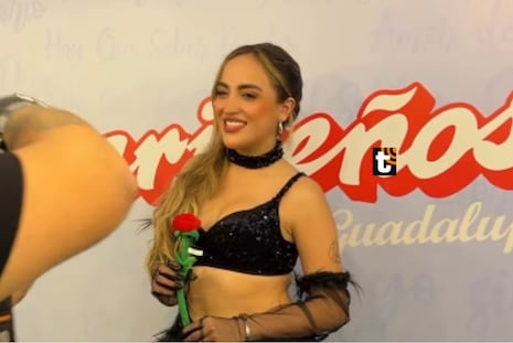 Mafer Portugal estuvo invitada en el aniversario de Los Caribeños de Guadalupe, agrupación donde no está ...