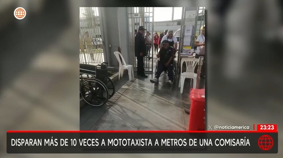 Víctima fue llevada de emergencia tras balacera.