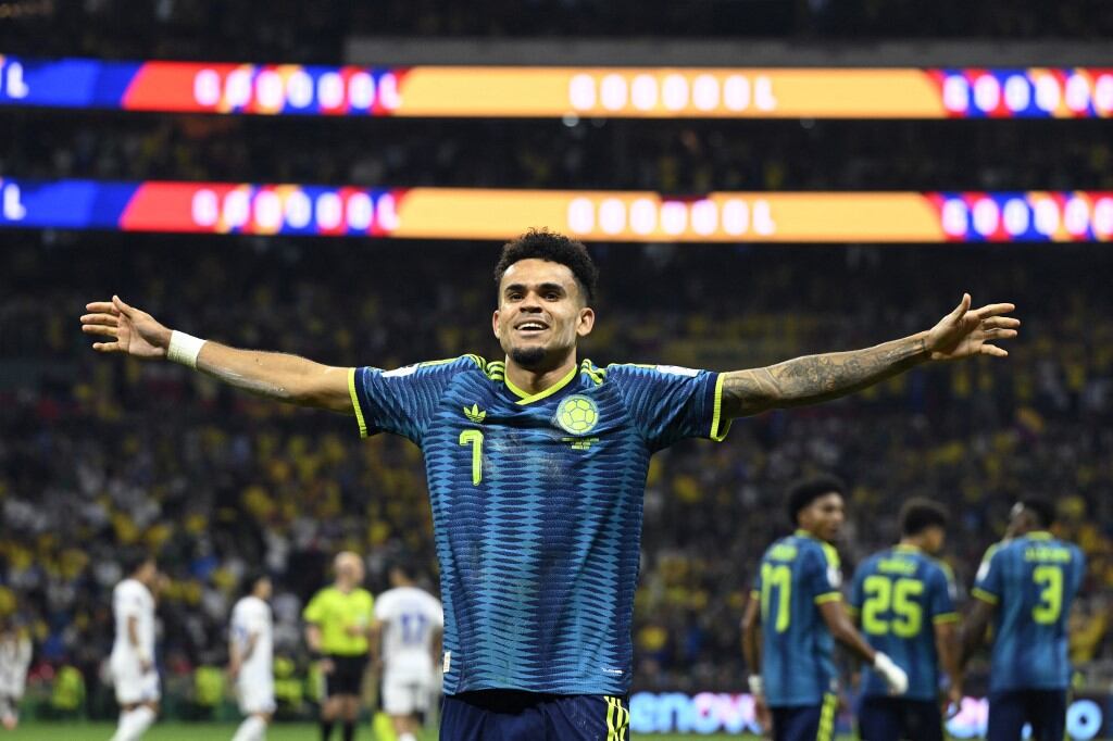 Luis Díaz será una de las principales armas de Colombia ante RD Congo.. (Photo by Alfredo ESTRELLA / AFP)