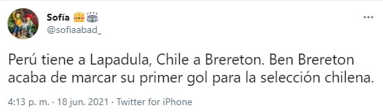 Hinchas llaman 'Lapadula chileno' a Ben Brereton en redes sociales