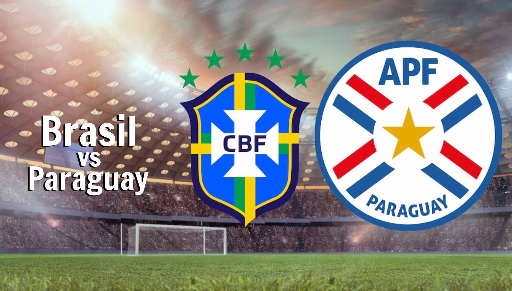 Paraguay recibe a Brasil en el Estadio Defensores del Chaco por la fecha 8 de las Eliminatorias Sudamericanas (Foto: Composición Mix)
