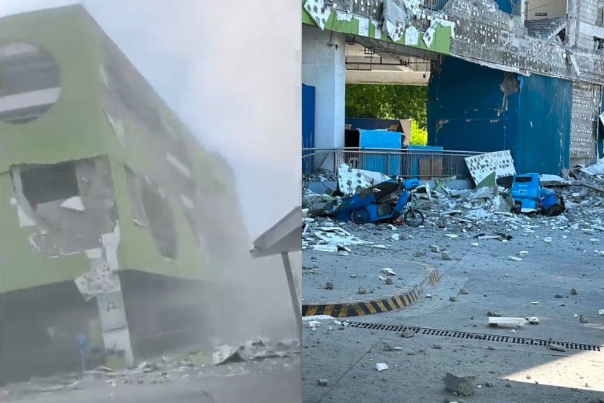 Impactantes imágenes del sismos en Filipinas. (AP)