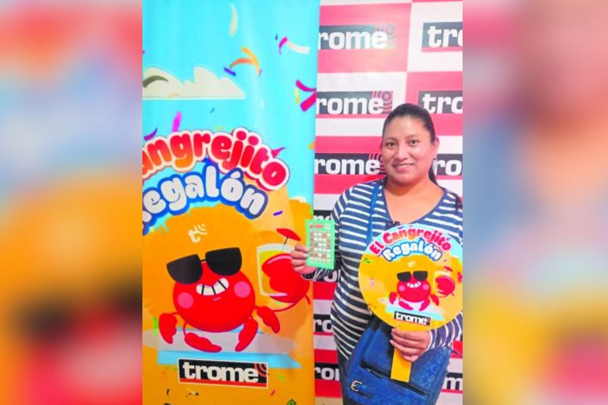Arequipeña se llevó 20 mil soles de El Cangrejito Regalón
