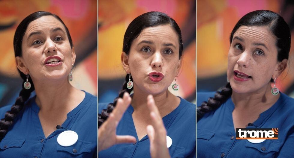 Verónika Mendoza en entrevista con Trome