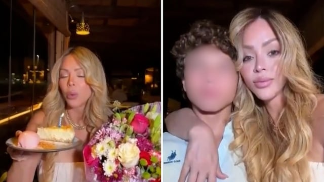 ¡Reencuentro familiar! Sheyla Rojas recibe emotiva sorpresa de su hijo Antoñito por su cumpleaños
