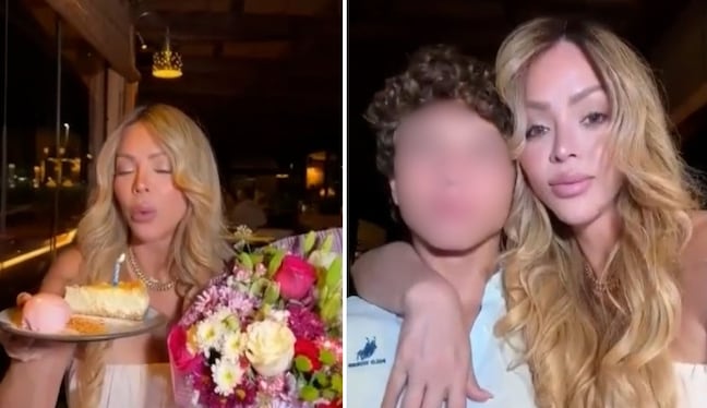 ¡Reencuentro familiar! Sheyla Rojas recibe emotiva sorpresa de su hijo Antoñito por su cumpleaños