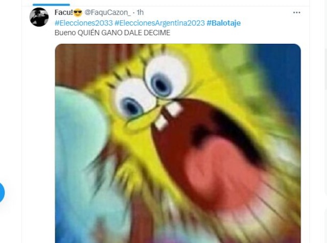 Memes del triunfo de Milei sobre Massa - Balotaje